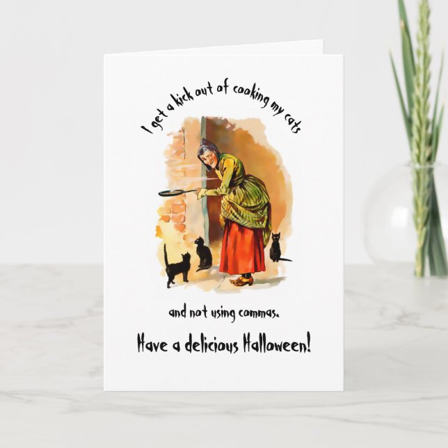 Halloween Grammar Card (Front)