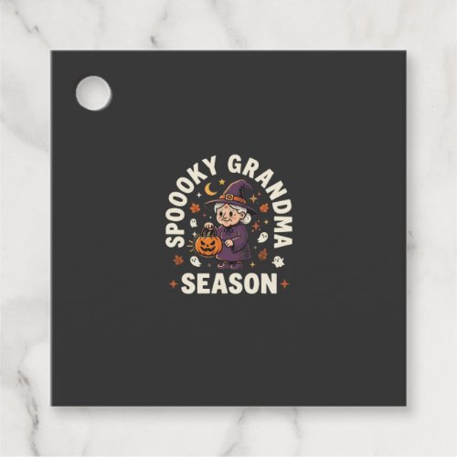 Halloween Grandma Magic Favor Tags