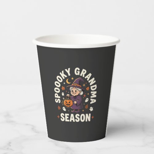 Halloween Grandma Magic Paper Cups