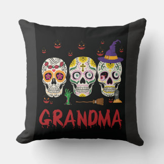 Halloween grandma Pillow
