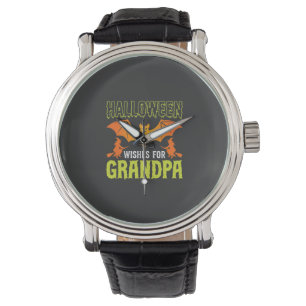 Halloween Grandpa Bat Witch Wishes Watch