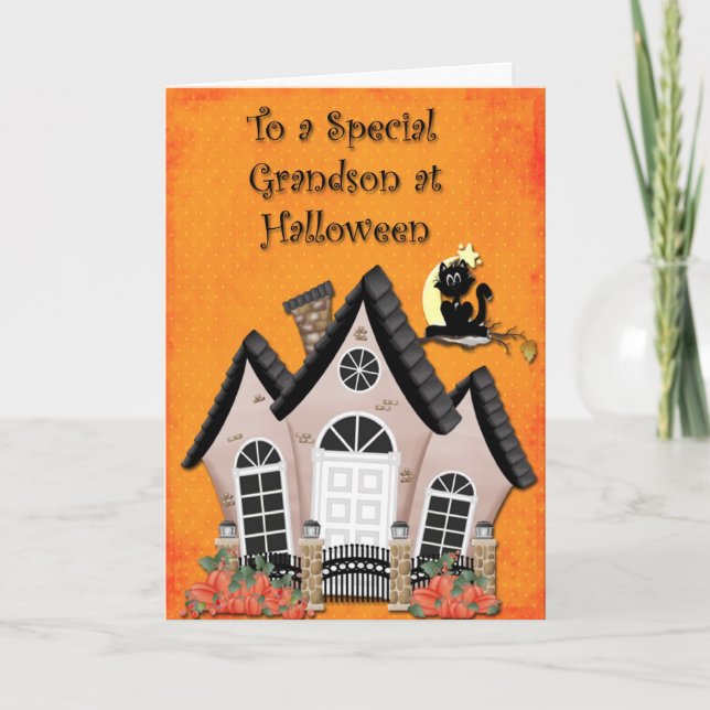 Halloween Grandson Card (Front)