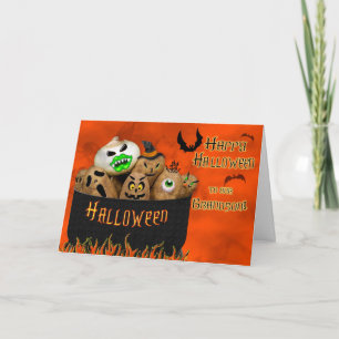 HALLOWEEN - GRANDSON - POTATO ONION COSTUME CARD