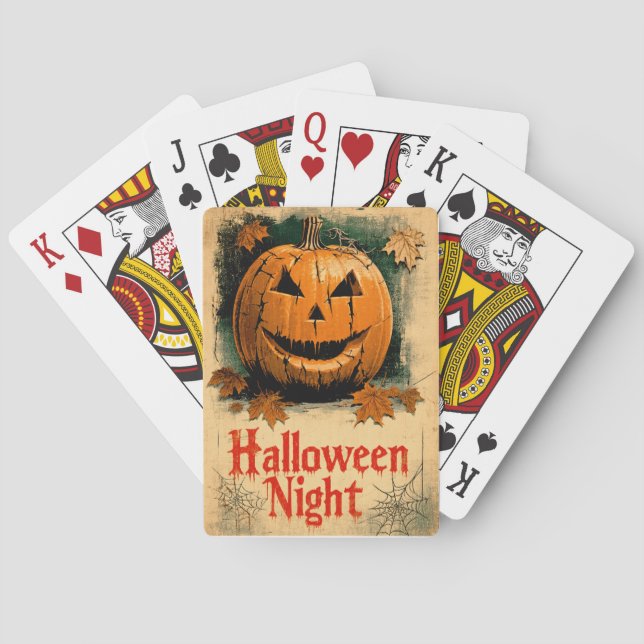 Halloween Graphic – 1960s Inspired Series Poker Cards (Back)