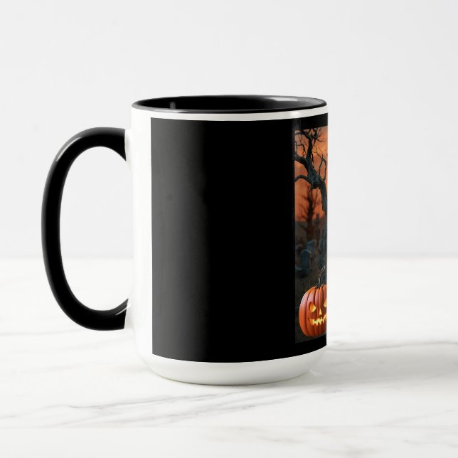 Halloween gravestone humor "Alotta B. Lood"  Mug (Left)
