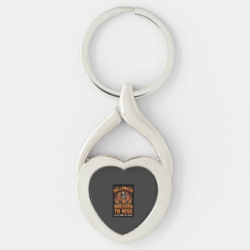 Halloween Graveyard Costume Awakening Keychain