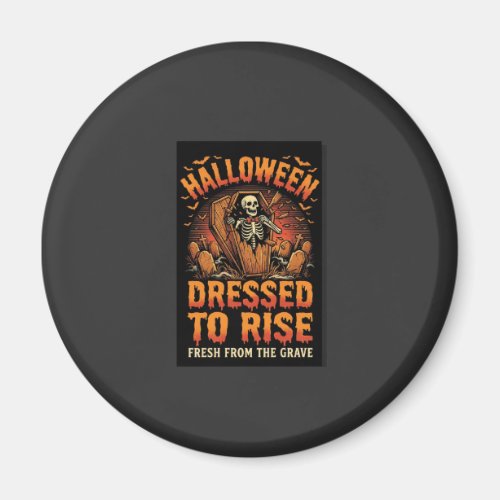 Halloween Graveyard Costume Awakening Magnet