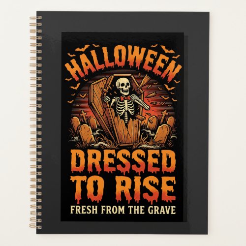 Halloween Graveyard Costume Awakening Planner