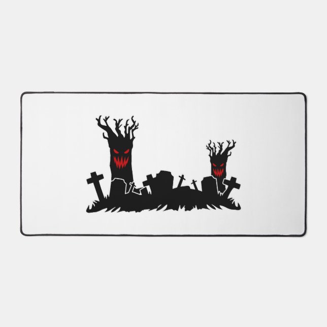 Halloween Graveyard Desk Mat (Front)