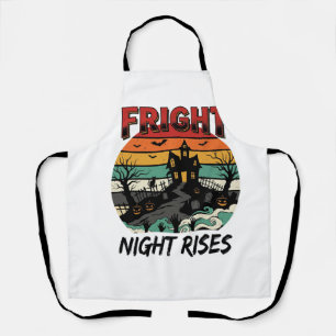 Halloween Graveyard Fright Night Apron