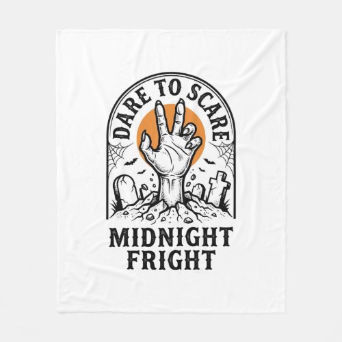 Halloween Graveyard Hand Vintage Scary Shirt_1 Fleece Blanket