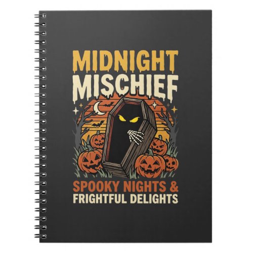 Halloween Graveyard Mischief Notebook