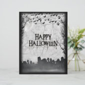 Halloween Graveyard Scene Silhouette (Standing Front)