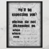 Halloween Graveyard Scene Silhouette (Back)