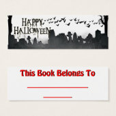 Halloween Graveyard Scene Silhouette (Front & Back)