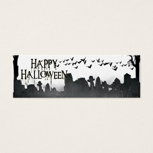 Halloween Graveyard Scene Silhouette (Front)