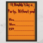 Halloween Graveyard Scene Silhouette (Front)