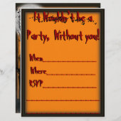 Halloween Graveyard Scene Silhouette (Front/Back)