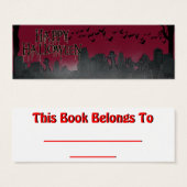 Halloween Graveyard Scene Silhouette (Front & Back)