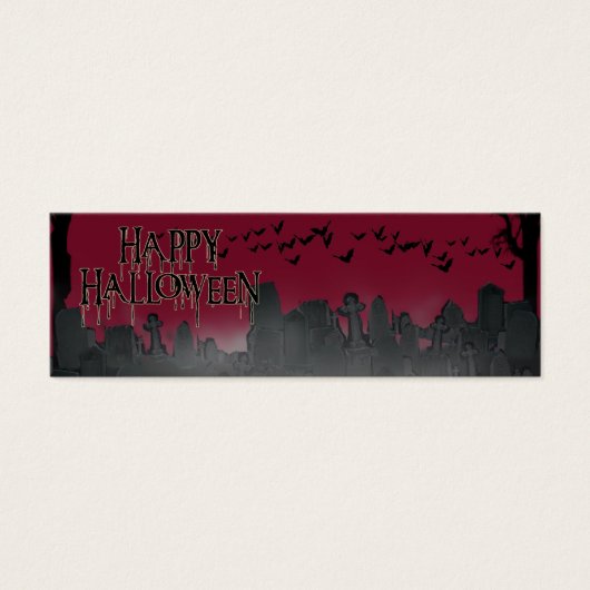 Halloween Graveyard Scene Silhouette (Front)