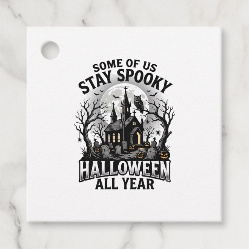 Halloween Graveyard Shirt for Spooky Season Fans_1 Favor Tags