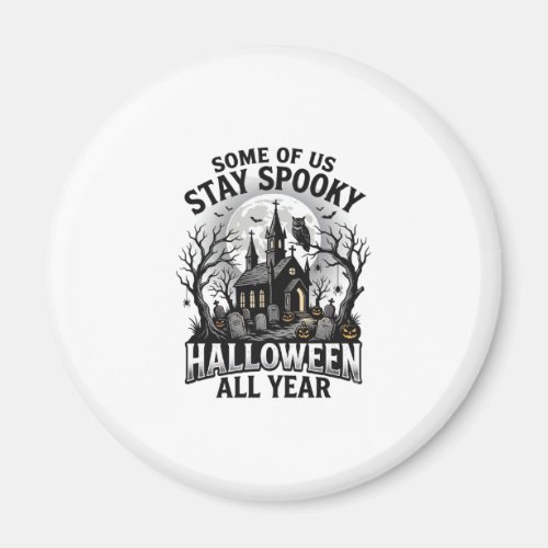 Halloween Graveyard Shirt for Spooky Season Fans_1 Magnet