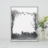 Halloween Graveyard Silhouette (Standing Front)