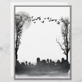 Halloween Graveyard Silhouette (Front/Back)