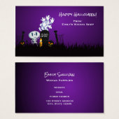 Halloween Graveyard Spooky Cute Skeleton & Ghosts (Front & Back)