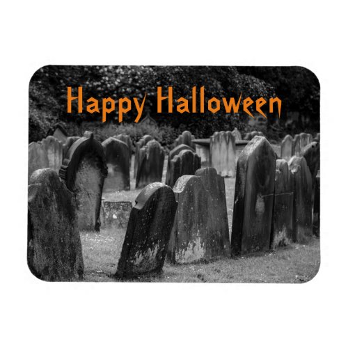 Halloween Graveyard Tombstones  Magnet