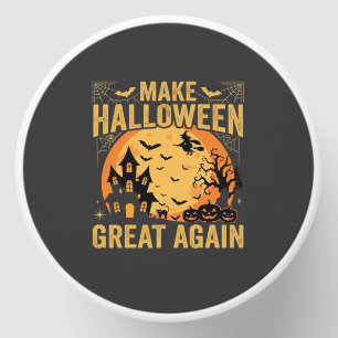 Halloween Great Again Haunted House Pumpkin Mini Candle Favors