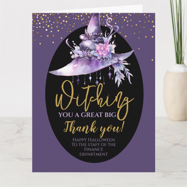 Halloween Great Big Thank You (Front)