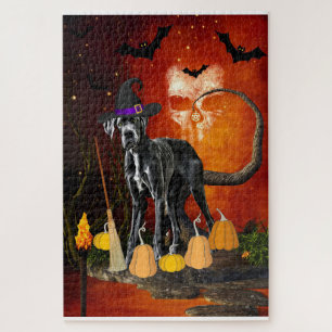 Halloween Great Dane Dog Jigsaw Puzzle