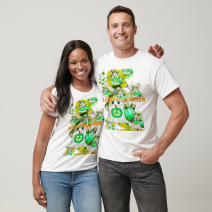  Halloween Green deep sea Ghost Png, Trendy  T-Shirt