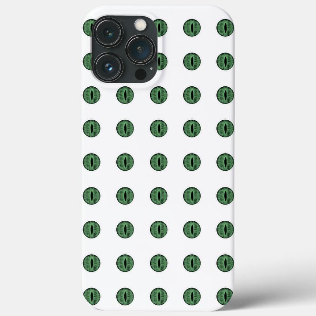 Halloween Green Polka Dot Eyes Case-Mate iPhone Case (Back)