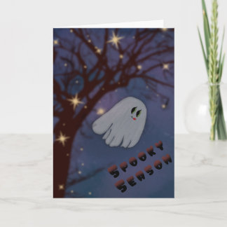 Halloween greeting card