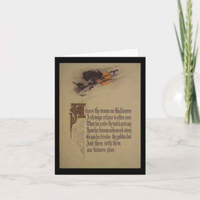 Halloween Greeting Card (Front)