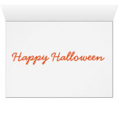 Halloween Greeting Card/Crow (Inside Horizontal (Bottom))