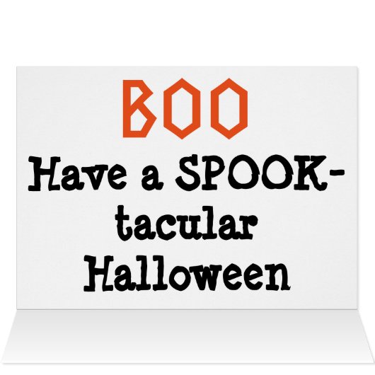 Halloween Greeting Card/Jack-o-lantern (Inside Horizontal (Top))