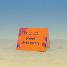 Halloween Greeting Card w/ Fractal Borders