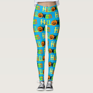 Halloween Greeting Leggings