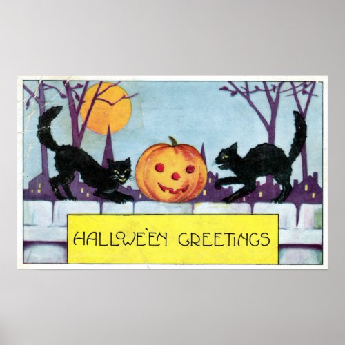 Halloween Greeting Poster
