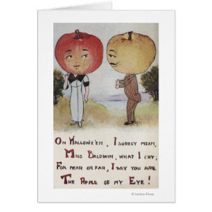 Halloween GreetingApple Heads Cards