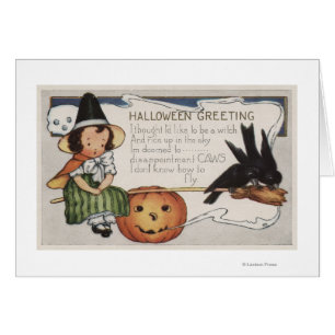 Halloween GreetingCrows Cards