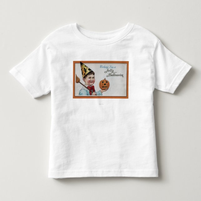 Halloween GreetingJolly Halloween Toddler T-shirt (Front)