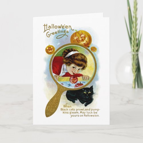 Halloween greetings card