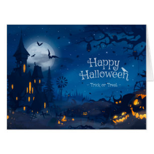 Halloween Greetings Card