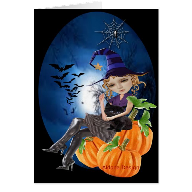 Halloween Greetings Cards (Front)