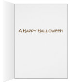 Halloween Greetings Cards (Inside (Right))