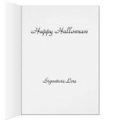 Halloween Greetings Cards (Inside (Right))